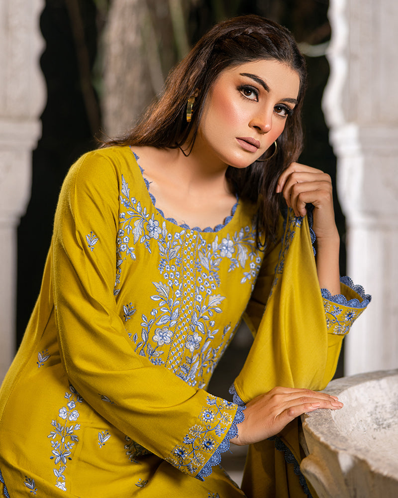 Raaz - Embroidered Linen 3pcs