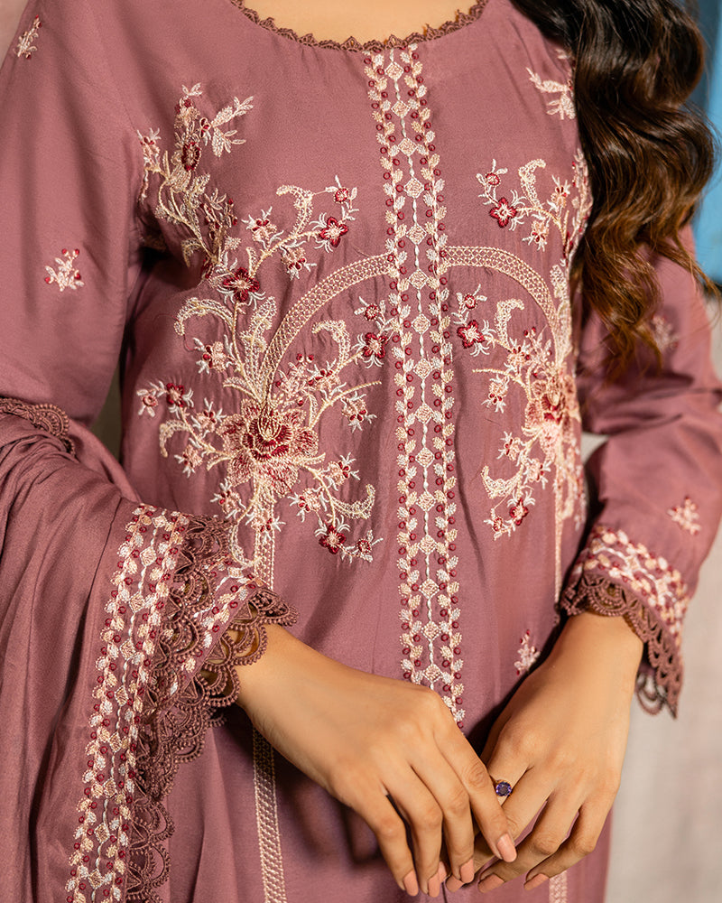 Sehar - Embroidered Linen 3pcs