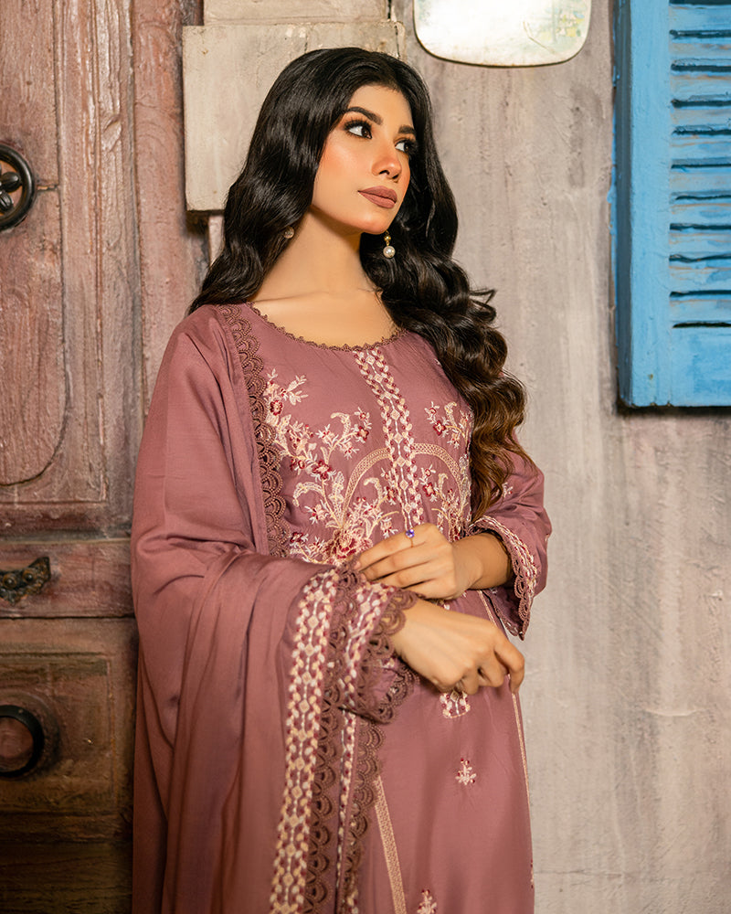 Sehar - Embroidered Linen 3pcs