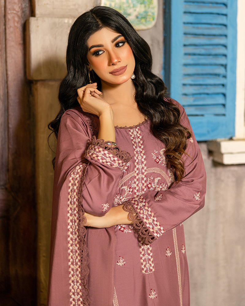 Sehar - Embroidered Linen 3pcs