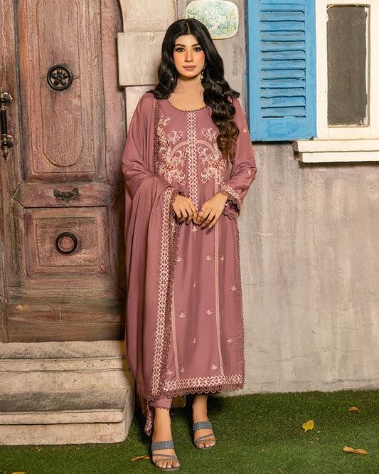 Sehar - Embroidered Linen 3pcs